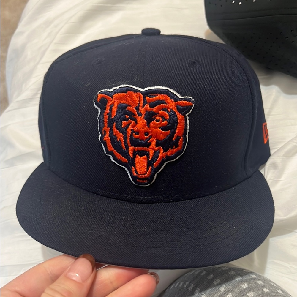 New Era Navy Blue Chicago Bears Cap size 7 1/8